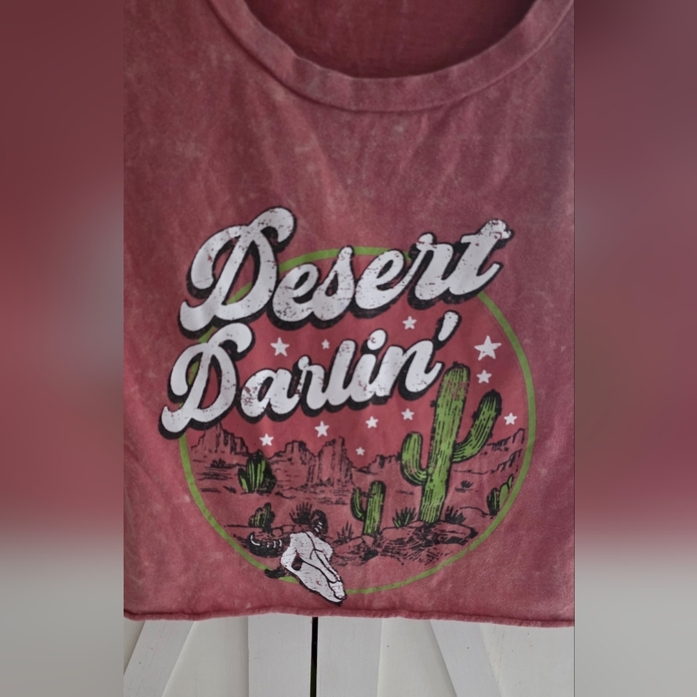 Occasion Desert Darlin' Crop Top in Pink - Picture 2 of 4